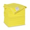 Boardwalk Microfiber Cleaning Cloths, 16 x 16, Yellow, PK24 2164039 - alternate 1